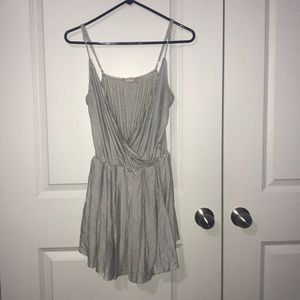 Altar’d State White Striped Romper